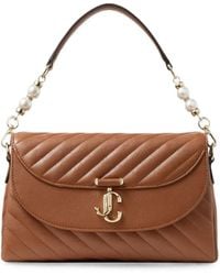 Jimmy Choo - Quilted Leather Shoulder Bag - Lyst