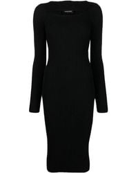 Anine Bing - Lora Cut-Out Ribbed Dress - Lyst