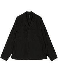 Transit - Long-Sleeve Cotton-Linen Blend Jacket - Lyst