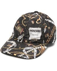 Moschino - Baseballkappe Mit Barocco-Print - Lyst