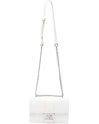 ARMANI EXCHANGE - Logo-Plaque Shoulder Bag - Lyst