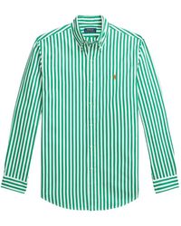 Polo Ralph Lauren - Striped Logo-Embroidered Shirt - Lyst