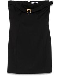 Marine Serre - Twill Mini Dress - Lyst