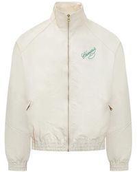 Willy Chavarria - Ruff Rider Embroidery-Logo Bomber Jacket - Lyst