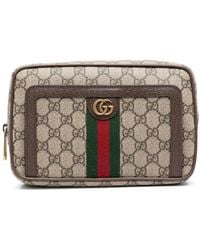 Gucci - Ophidia Logo-print Clutch Bag - Lyst