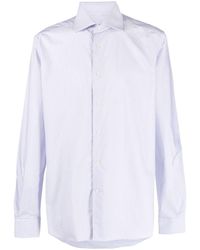 Corneliani - Striped Button Up Shirt - Lyst