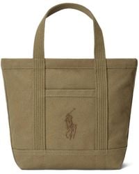 Polo Ralph Lauren - Logo-Appliqué Tote Bag - Lyst