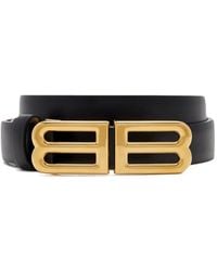 Balenciaga - Bolero Bb Leather Belt - Lyst