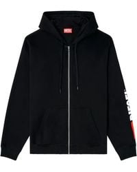 DIESEL - Boxt-Zip-Hood-Div Hoodie - Lyst