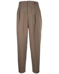 Cellar Door - Belt-Loops Pleated Trousers - Lyst