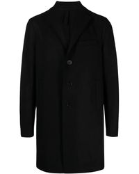 Harris Wharf London - Single-Breasted Notched-Lapels Coat - Lyst