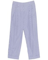 Vivetta - Striped Pleated Trousers - Lyst