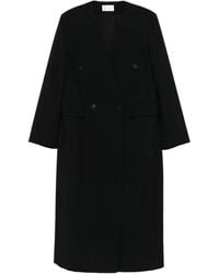 The Row - Double-Breasted Coat - Lyst