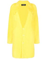 Undercover - Brushed Knitted Coat - Lyst