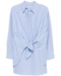 Manuel Ritz - Crystal-Embellished Tie-Waist Mini Dress - Lyst
