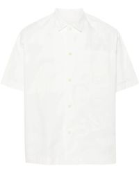 Sacai - Embroidered-Design Button-Up Shirt - Lyst