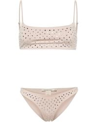 Paramidonna - Chiara Crystal-Embellished Bikini Set - Lyst