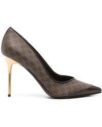 Balmain - 100Mm Monogrammed Pumps - Lyst