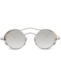 Rigards - Titanium Round-Frame Sunglasses - Lyst