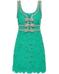 Rebecca Vallance - Eden Bow Mini Dress - Lyst