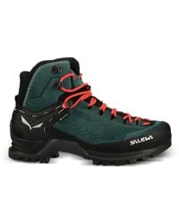 Salewa - Mtn Trainer Mid Gtx Geometric-Pattern Trainers - Lyst