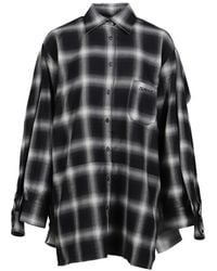 SRVC Studio - Geruite Gedeconstrueerde Blouse - Lyst