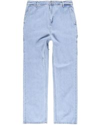 Carhartt - High-Waist Straight-Leg Jeans - Lyst