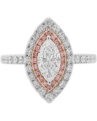 HYT Jewelry - 18K And Rose Diamond Ring - Lyst