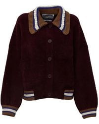 Essentiel Antwerp - Contrast-Collar Faux-Fur Jacket - Lyst