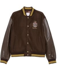 CASABLANCA - Logo-Embroidered Panelled Jacket - Lyst