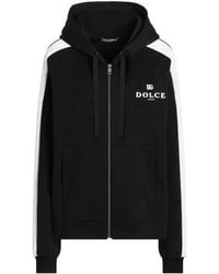 Dolce & Gabbana - Cotton Hoodie - Lyst