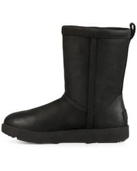 UGG - Classic Short Ii Leather Boots - Lyst