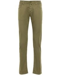 Jacob Cohen - Hose Mit Logo-Patch - Lyst