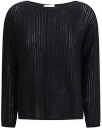 Allude - Trui Met Boothals - Lyst