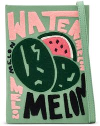 Olympia Le-Tan - Watermelon-Embroidery Clutch Bag - Lyst