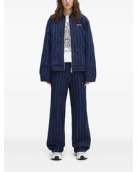 adidas - Chaqueta a rayas diplomáticas con cremallera - Lyst