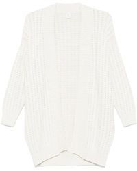 Eleventy - Cardigan En Maille Métallisée - Lyst