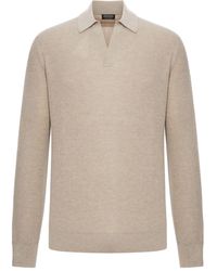 ZEGNA - Cashmere Polo - Lyst