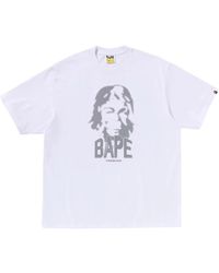 A Bathing Ape - T-Shirt mit Beethoven-Print - Lyst