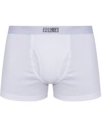 MM6 by Maison Margiela - Logo-Print Boxer - Lyst