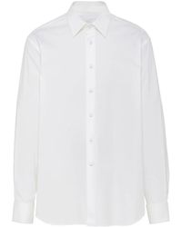 Prada - Buttoned Long-Sleeve Shirt - Lyst