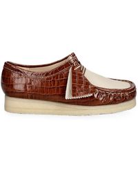 Clarks - Wallabee Loafer Mit Kroko-Optik - Lyst