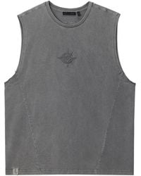 FIVE CM - Embroidered Sleeveless T-Shirt - Lyst