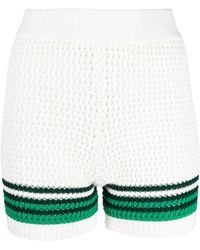 Casablancabrand - Tennis Crochet Shorts - Lyst