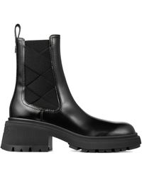 Jimmy Choo - 50Mm Louri Combat Leather Boots - Lyst