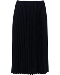 Lacoste - Pleated Midi Skirt - Lyst