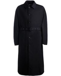Bally - Single-breasted Belted Coat - Lyst