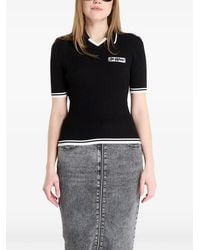 Off-White c/o Virgil Abloh - Ribbed Short-Sleeve Top - Lyst