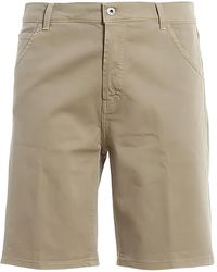 Dondup - Logo-Patch Bermuda Shorts - Lyst