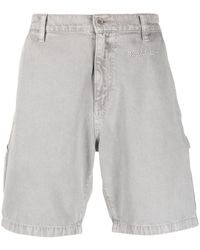 Moschino - Chino Shorts Met Geborduurd Logo - Lyst